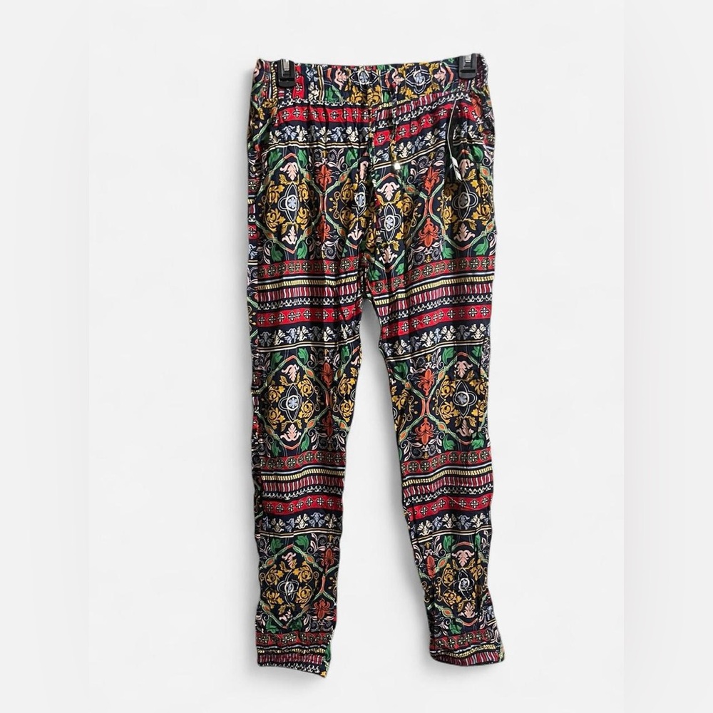 Bohemian Printed Trousers - Multicolor